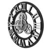 Large 3D Retro Wall Clock 34CM Vintage Wooden Gr Wall Clock Numerals Industrial   Clocks for Home Living Room Decoration