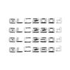 Letters Nameplate Badges Emblem Car Sticker For Mercedes-Benz X253 C253 GLC200d GLC220d GLC250d GLC300d GLC320d GLC350d GLC400d