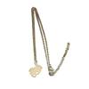 Stylish Stainless Steel Footprint Pendant Necklace for Women - Simple and Versatile Clavicle Accessory