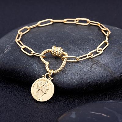 Nidin 17 Styles Light Luxury Copper Zircon Star Moon Pendant Bracelets For Women Men Link Chain Bracelets Geometric Jewelry