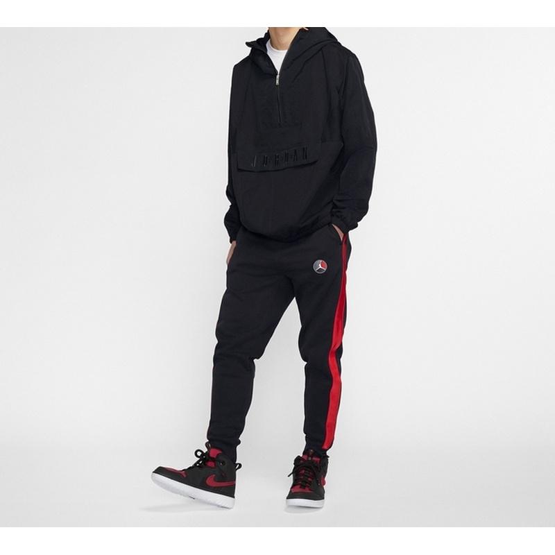 Chaqueta con capucha tejida Air Jordan Sport DNA de media cremallera Negra para Hombre CD5729-084