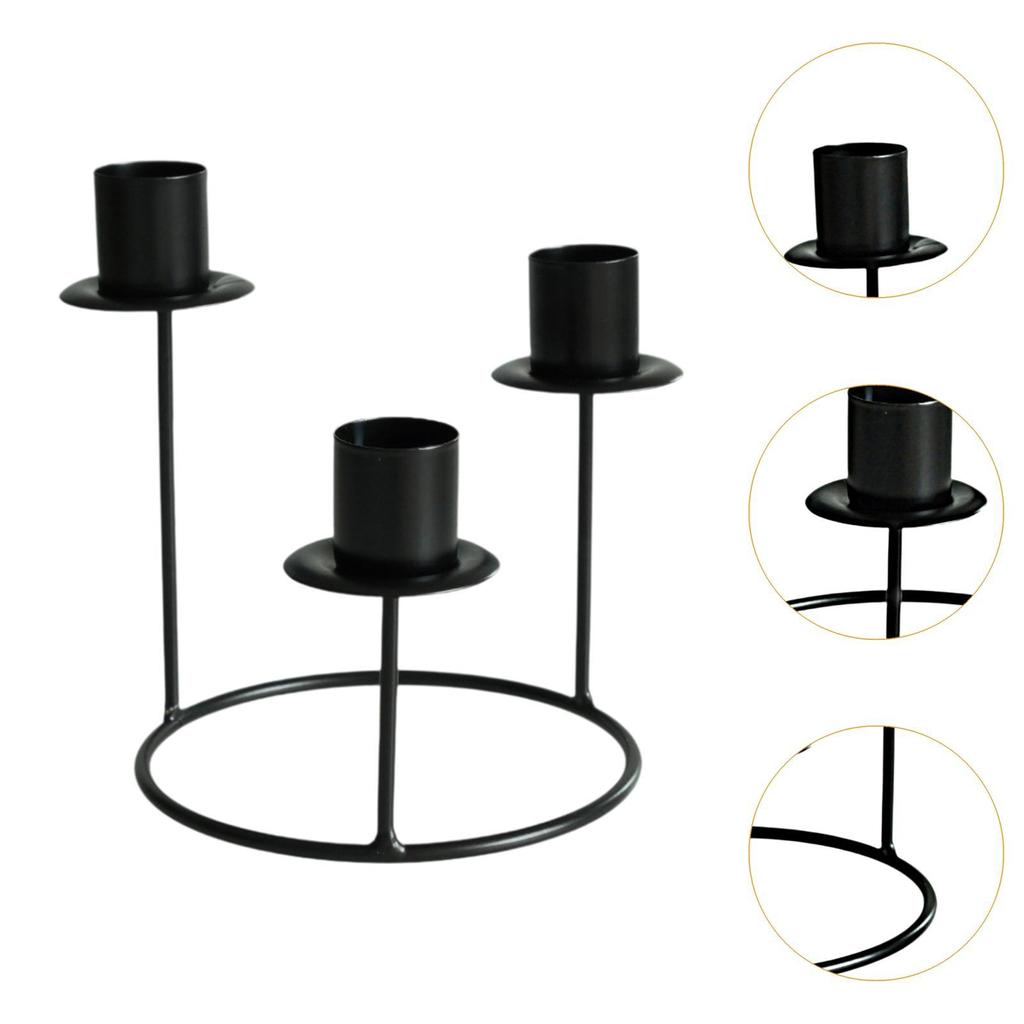 Pillar Candle Holder Candelabra Candle Holder for Centerpiece Holiday Table