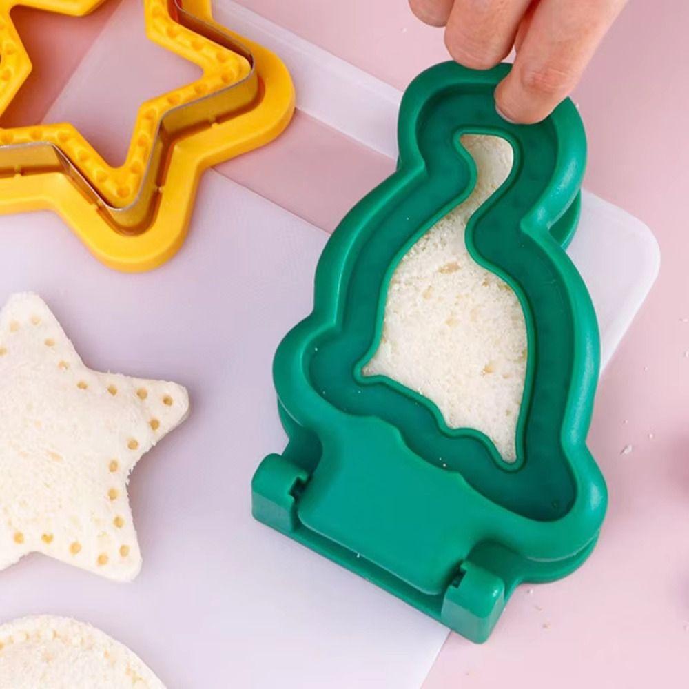 Multiple Shapes DIY Sandwich Cutters Mould Sealer Flip Sandwich Maker  Kitchen Baking Tools