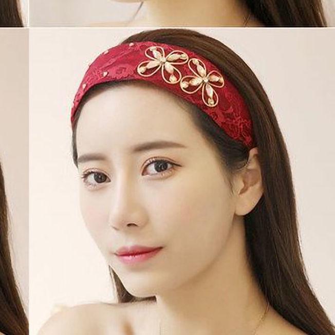 Versatile Korean Women's Temperament Hair Tie and Headband for Style and Gray Coverage
