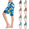 Dame Afslappet Moderigtige Behagelige Pyjamasbukser Printede Snoretræk Shorts