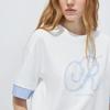 ONLY Women's Loose-Fit Faux Two-Piece Cotton T-Shirt