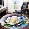 1pc Rose Music Chair Carpet for Office - Durable, Ideal for Chair Mats, Stylish & Functional Decorative Rug Yy260130026