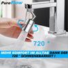 PureFlow Universal Spray Filter Swivel Shower Faucet Attachment 720° Shower