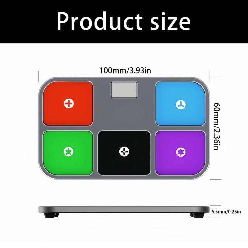 Portable Multi Compartment Screw Storage Tool Strong Magnetic Adhesion Lightweight For Electronics Maintenance