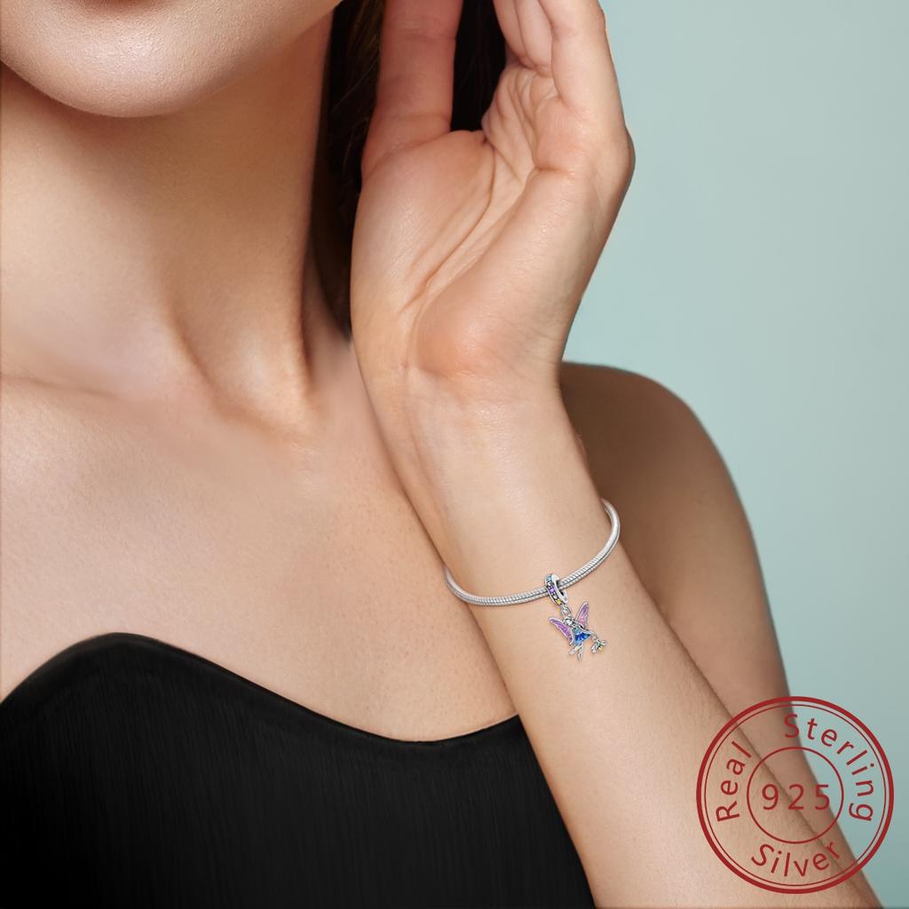 Kupfer Elf Mit Leuchtender Lampe Anhänger Charms Schmuck Passend Für Original Armband Halskette Für Frauen Diy Geschenk