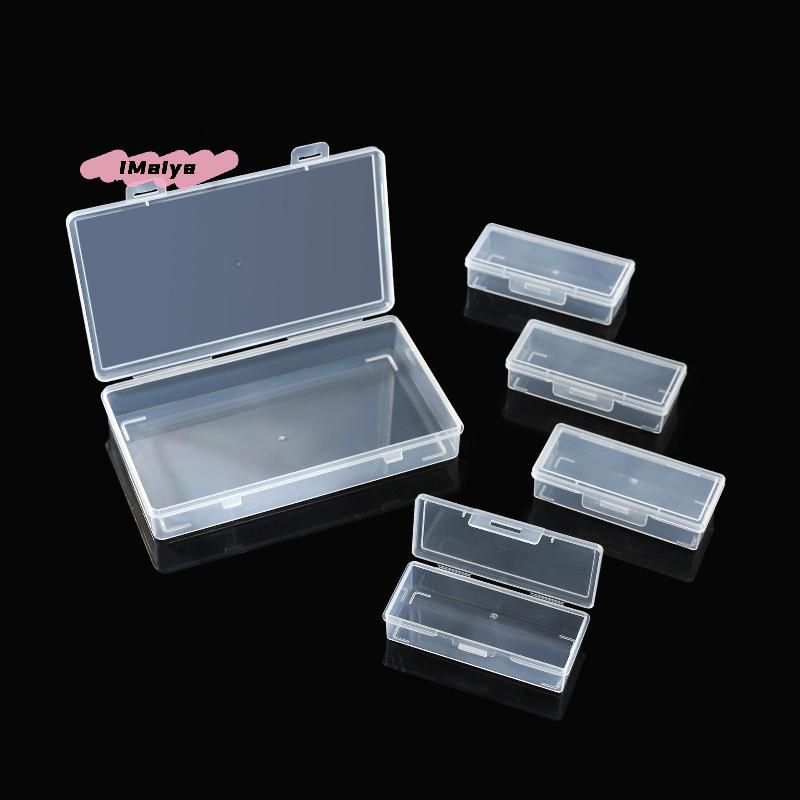 M-4 Adjustable Dividers Clear Plastic Storage Organizer Box - Craft & Sewing Supplies Container With Removable Compartments