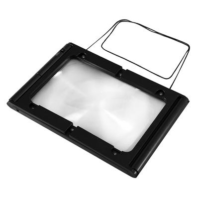 Heta rean USB LED Bordsmodell Läslupp Förstoringsglas Upplyst Bordförstoringsglas med LED-ljus