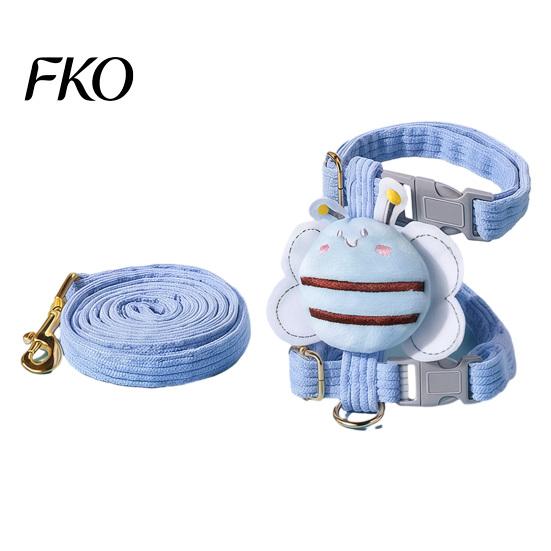 Ajuste Seguro Corda de Guia para Animal de Estimação Coleira de Veludo para Gato com Guia, Colete à Prova de Fuga Jaqueta de Passeio Respirável Brinquedo de Pelúcia Abelha, Ajustável para Gatos Cães Pequenos