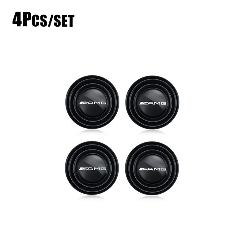 VFO1 4/12Pcs Car Door Anti-shock Pad Anti-noise Buffer Gasket Auto Interior For Mercedes Benz AMG W203 W205 W220 W212 W201 W206 W211.