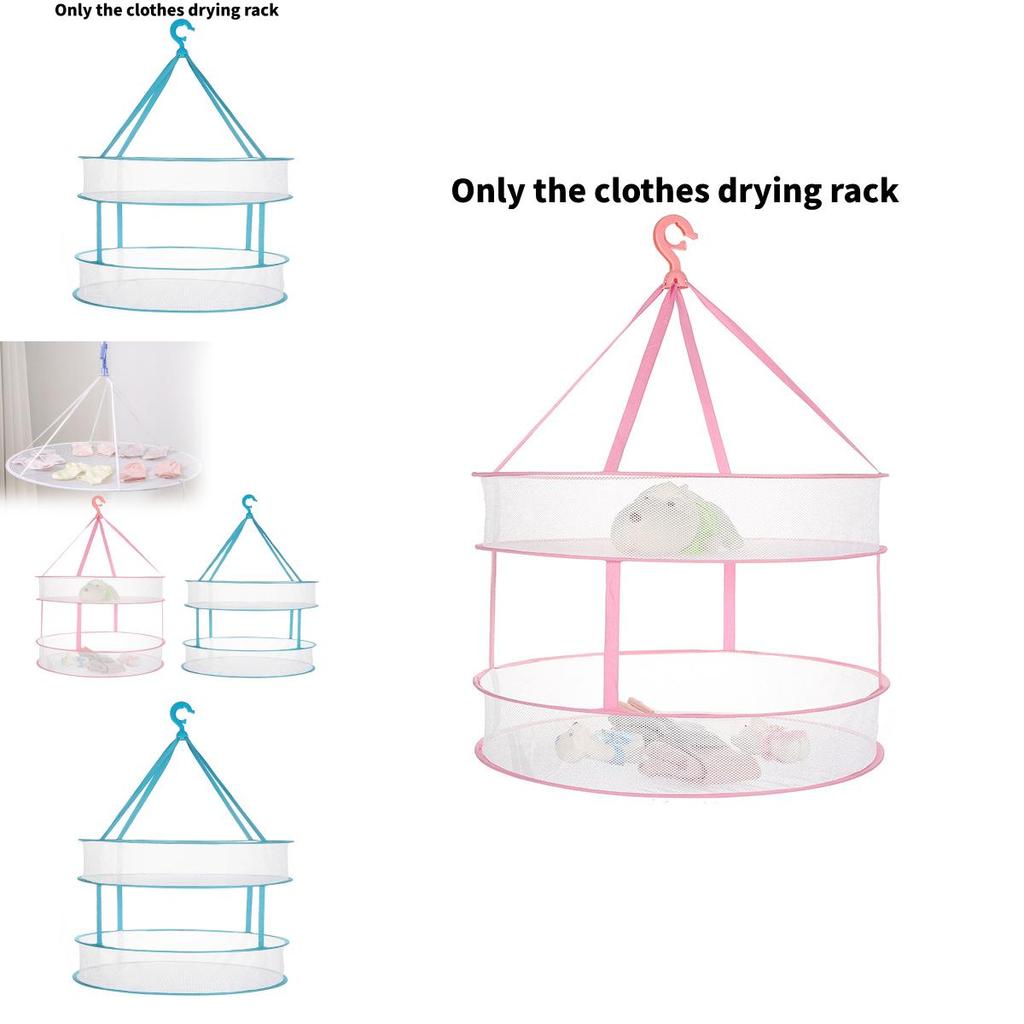 Laundry Drying Basket With Foldable Design For Home And Apartment Use