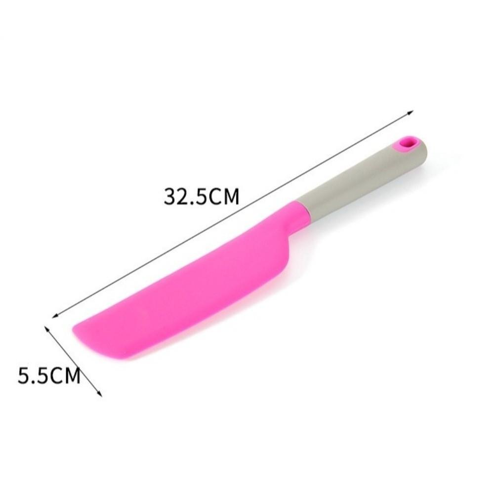 Silicone Silicone Spatula Non Stick Cake Cream Scraper Baking Spatula Scraper  Batter Folding