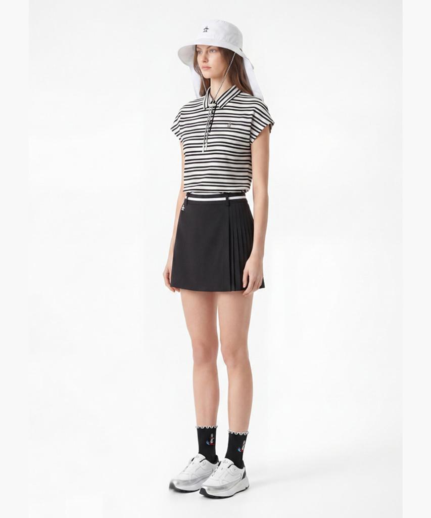 Meonsingweeo Women'S Summer Pleated Skirt Black Mr222Lsk51