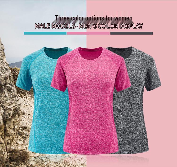 Men's and Women's Plus Size Quick-Dry Outdoor Sports T-Shirt - Summer Collection 2022