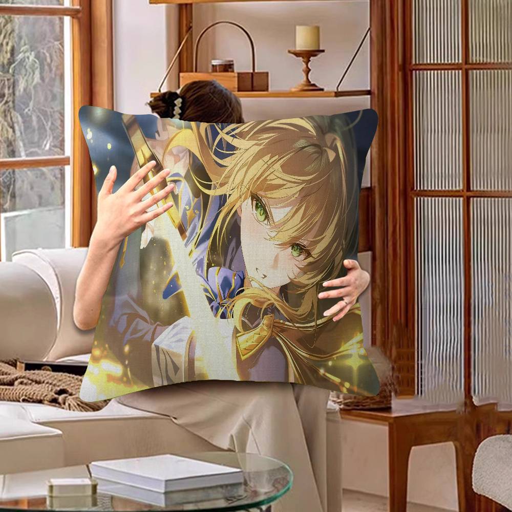 FateGrand Order Saber Anime Personalized Pillow Cover Kids Bedroom Wild Party Decor Pillowcase Kid Birthday Shower Gift