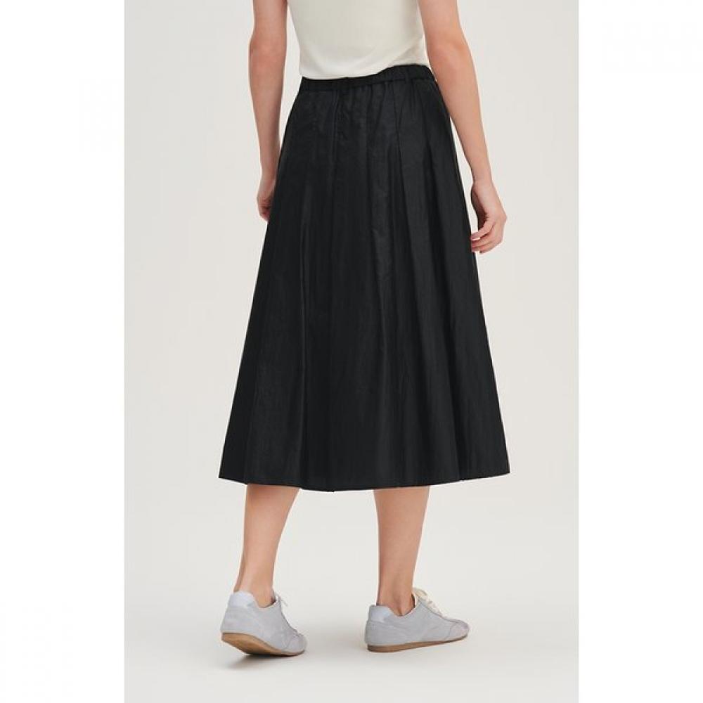 Huit Lightweight Tuck Pleated Maxi Skirt Htwsk6j02t
