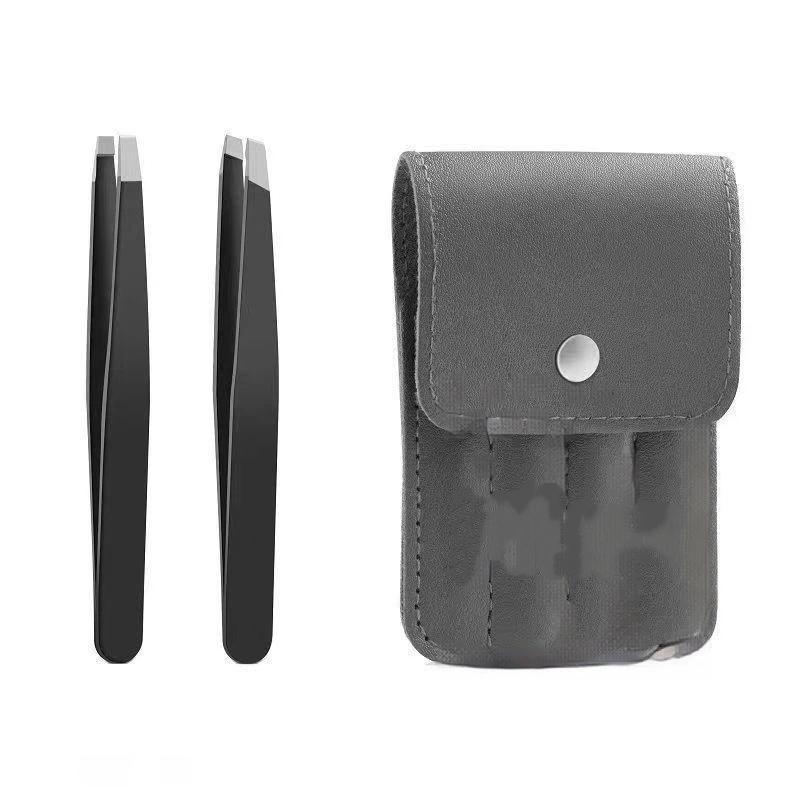 Stainless Steel 1/2/4 Piece Tweezer Set With Precision Tips Non Slip Handle Perfect For Eyebrow Shaping Facial Hair Removal