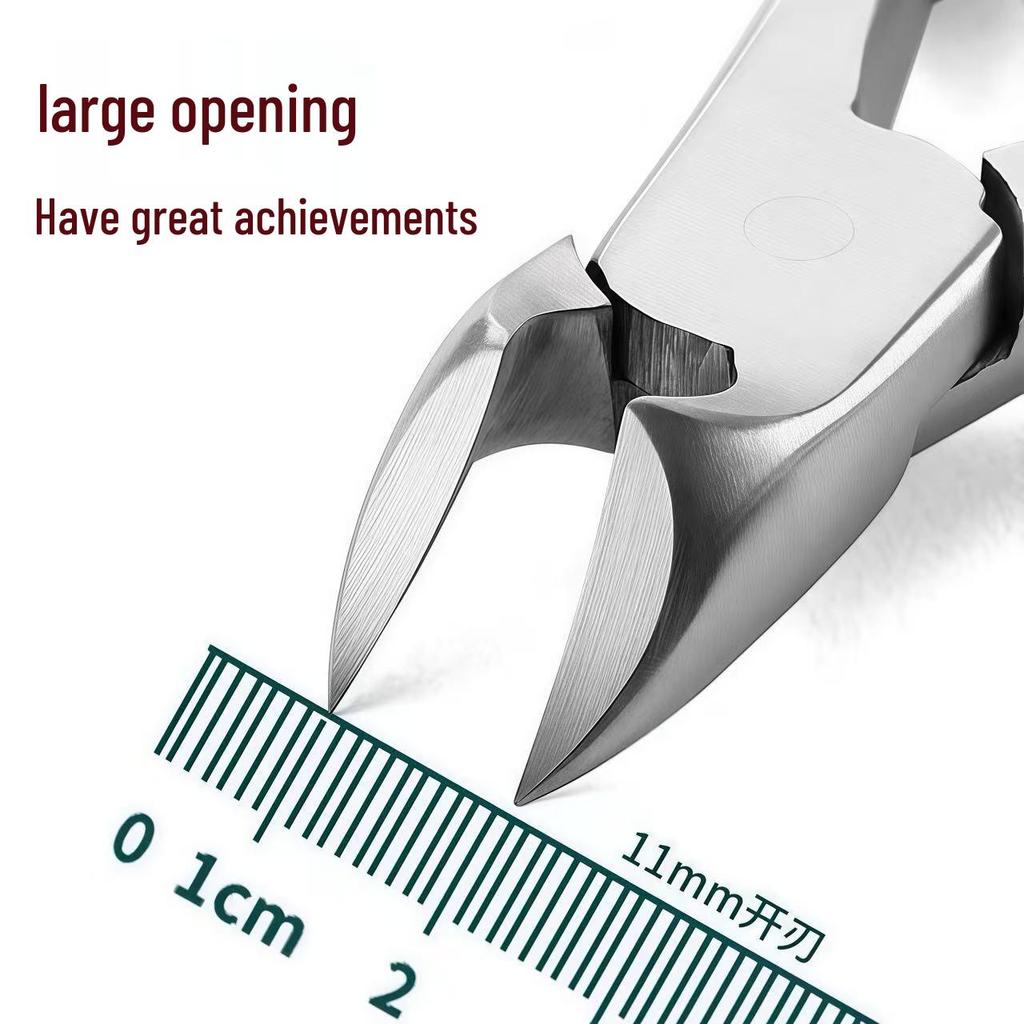 Heavy-Duty Large Mouth Nail Clippers & Manicure Scissors Set for Thick Nails & Dead Skin