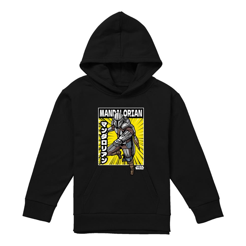Star Wars The Mandalorian Childrens/Kids Comic Book Pose Hoodie