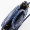 PRADA Galleria Tote Bag 2WAYShoulder Blue Safiano Women Used