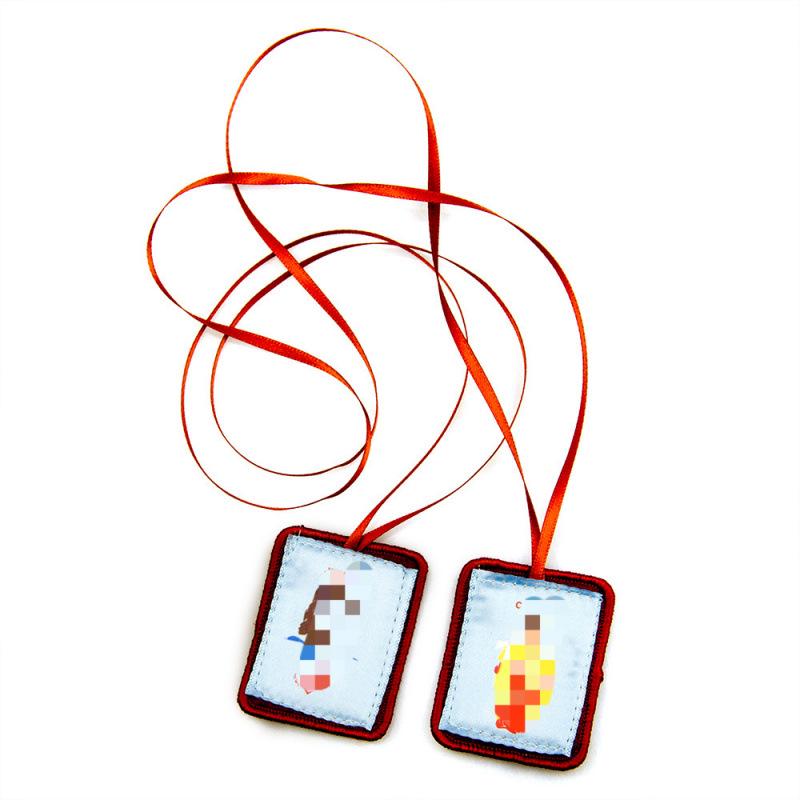 Red Holy Robe with Cross and Shoulder Blade Design