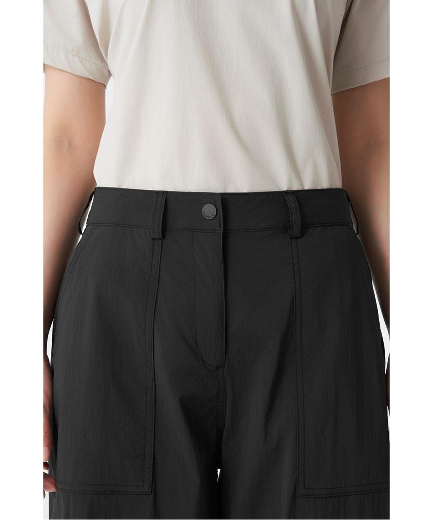 Koolongseupocheu Women'S Daypack Wide Fit Pants Tvpnm26692Blk