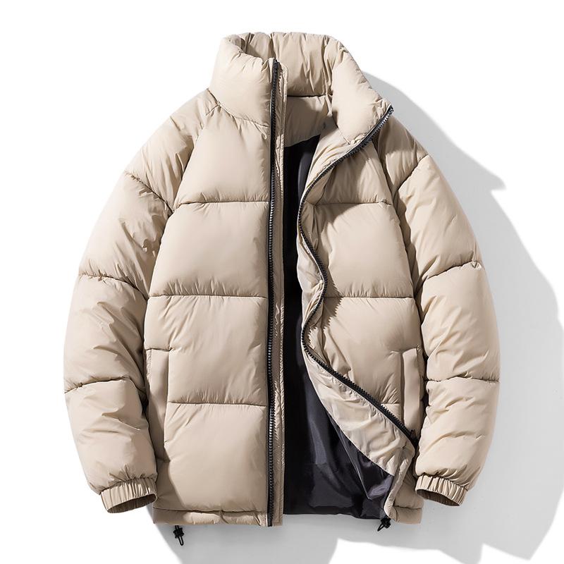 Amerikanisches Brot Gepolsterte Jacke Verdickt Warm Stehkragen Paar Winter Gepolsterte Jacke Herren Dick Gepolsterte Jacke