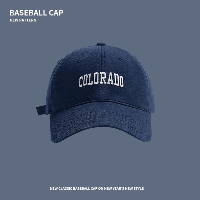 Baseball Cap Women's Spring and Summer Deep Top Wide Brim Big Head Circumference Peaked Cap Couple Versatile Trendy Face Small Sun Protection Visor