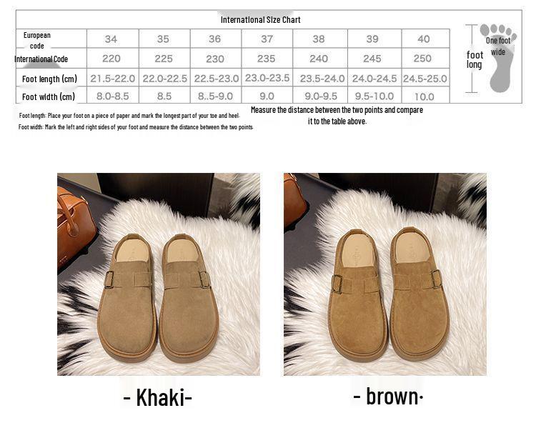 Women's 2024 Autumn Thick-Soled Closed-Toe Height-Increasing Outdoor Slip-On Casual Slippers