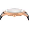 Emporio Armani Quartz Watch with Leather Silver and Navy Blue Men's Strap, AR11131, [Used]