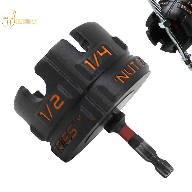 For Conduit Racks Socket Wrenches Nut Zipper Drill Attachment For Fast Nut And Bolt Removal, Nut Remover Bolt Extractor Tool