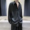Mens 2026 Fashion Textured Shirts Long Sleeve Summer Beach Shirt Casual Button Down Shirts