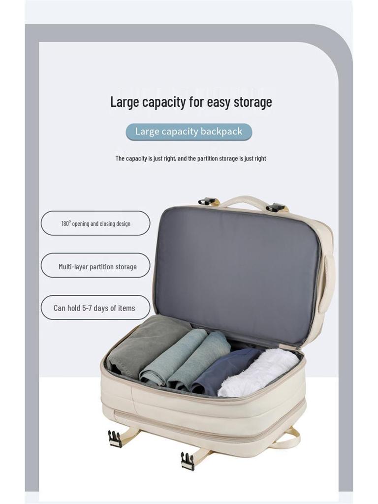 Lekki Plecak Podróżny Wielofunkcyjny o Dużej Pojemności dla Mężczyzn i Kobiet – Idealny na Krótkie Wyjazdy i Podróże Służbowe