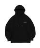 [Fleece Line Option] Logo Color Lettering Hoodie (White/Black)