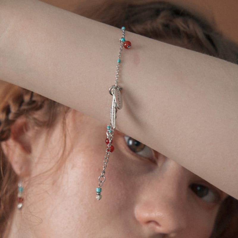 MERRYMOTIVE Native indian type bracelet/anklet