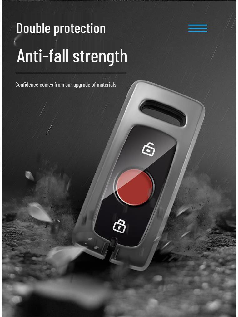 Housse de clé pour voiture électrique Niu - Coque de protection en métal pour N1S/M1 avec boucle US