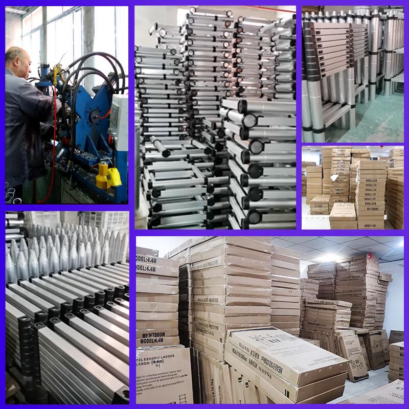 BUBUWEN Multi-functional Folding Aluminum Telescopic Ladder