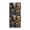 Halloween Window Sticker Stained Glass Style Witch Bats Decal Removable Pumpkins Ghosts Static Window Cling for Party Decoration