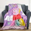 Peppa Pig Flannel Blanket Throw Blanket Soft Warm Sofa Bed Camping Home Decor Unique Christmas Gift C926753