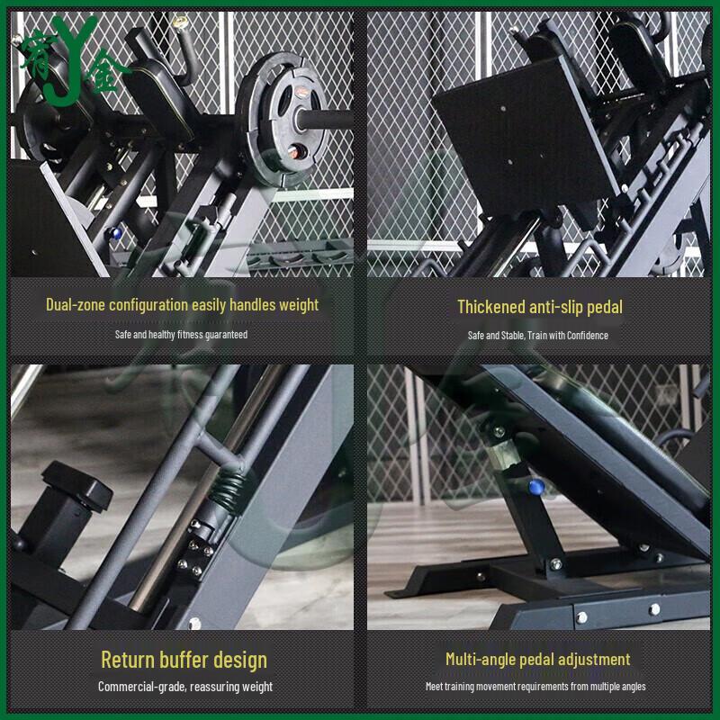 Professional Leg Press and Hack Squat Machine
