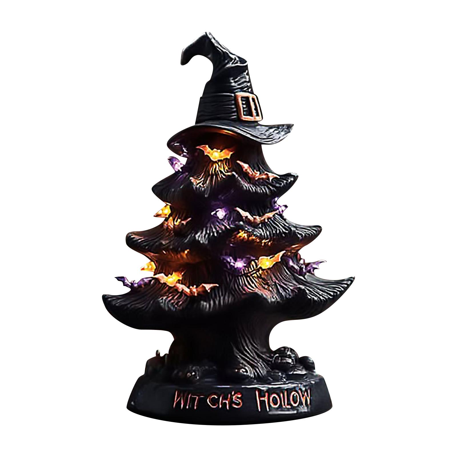 

Halloween Light-Up Tree Collection– Spooky Tabletop Décor Suitable For Desktop Decorations One Size