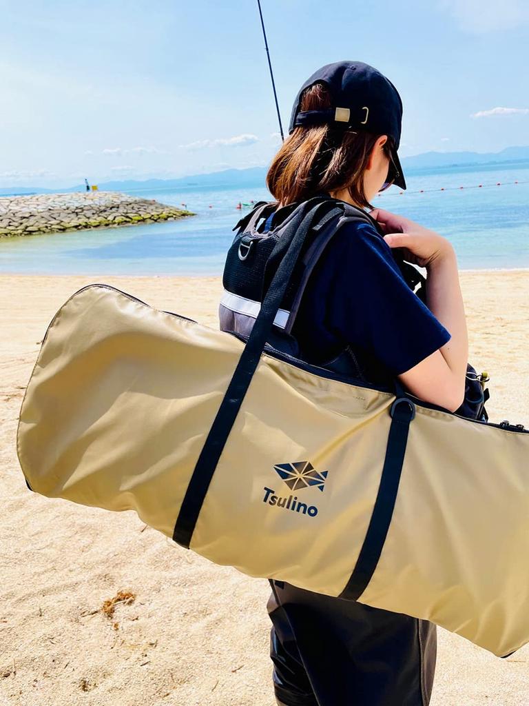 Tsulino Langan Surf Cooler 80 Insulated Bag, Brown, W87 X H33cm