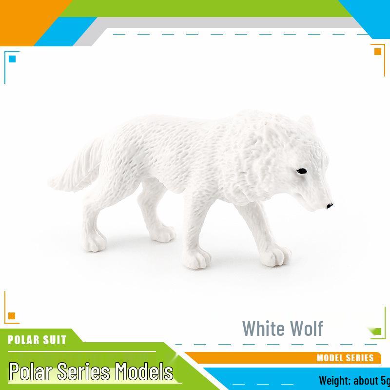 Popular Simulation Arctic Animal Figurines: Polar Bear, Fox, Seal, Walrus, Whale