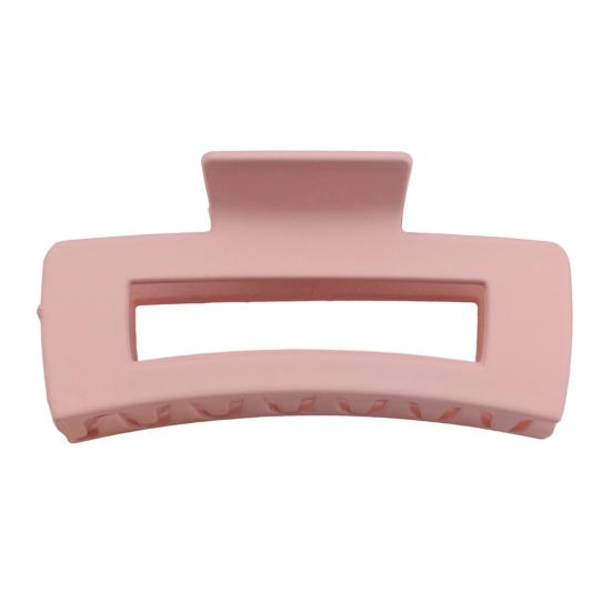 Hair Claw for Women, Frosted Rectangle Hair Clip, Hollow Design Back Head Hair Claw, Large Size Shark Hair Clip for Daily Wear Party Gathering Outing