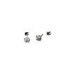 RSAMD 1Pair Zircon Earring for Women Ear Bone Nail Cartilage Earring Spiral Stud Earri-5mm