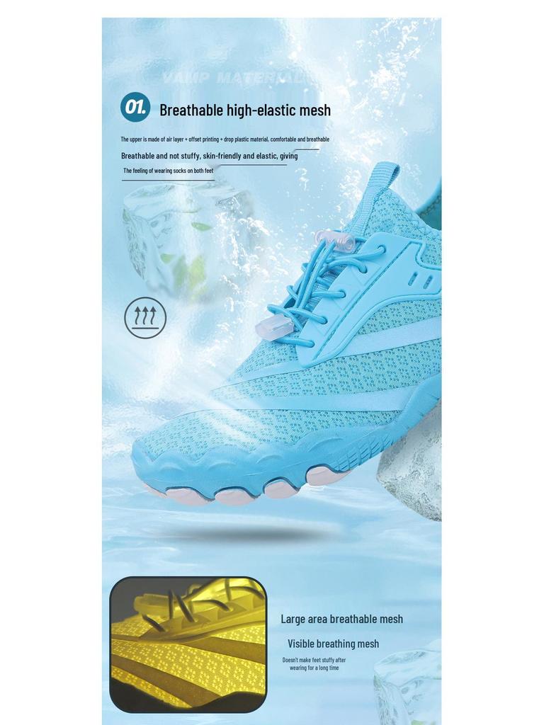 Unisex Quick-Dry Trekking & Hiking Shoes - Breathable, Indoor/Outdoor Wading Shoes for Summer